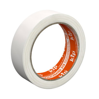 Kip 319 PE-Schutzband weiß 30 mm x 33 m - 1 Stück Rolle