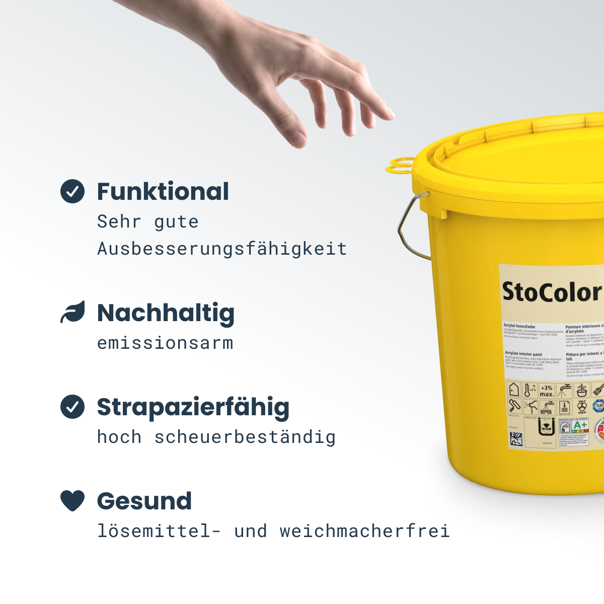 StoColor Titanium - getönt, 15 l Eimer