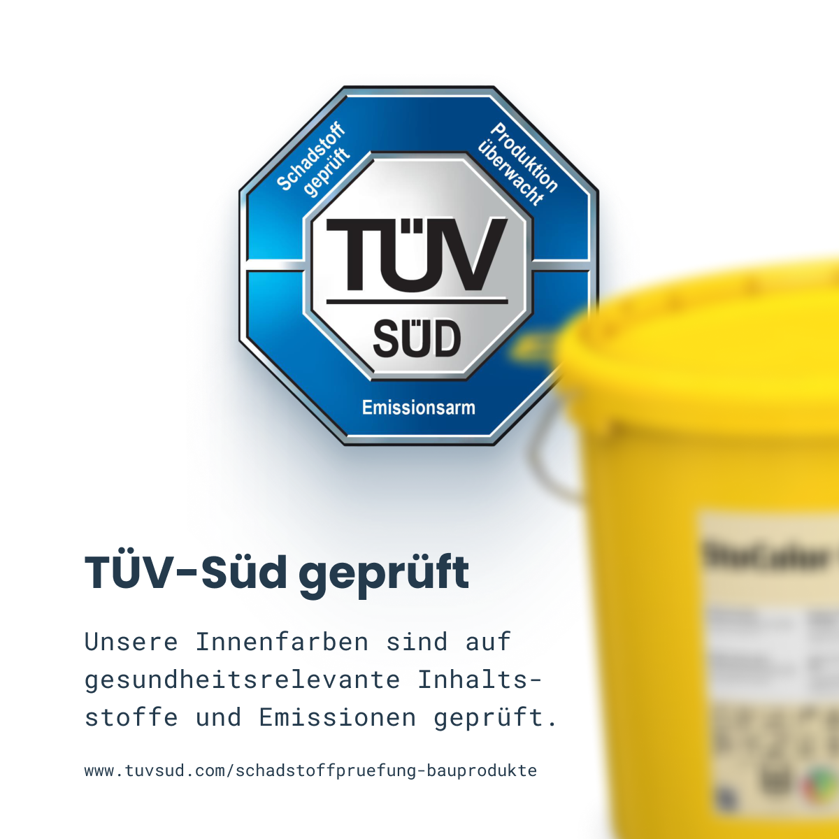 StoColor Opticryl Matt weiß 2,5 l Eimer