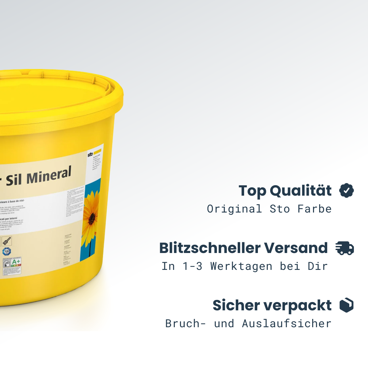 StoColor Sil Mineral - getönt, 15 l Eimer