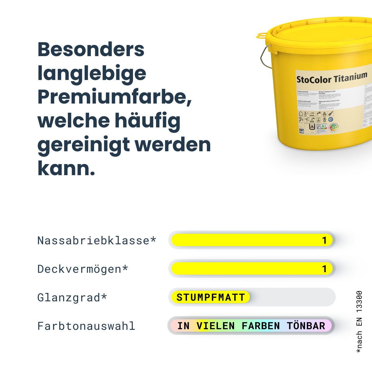 StoColor Titanium - getönt, 15 l Eimer