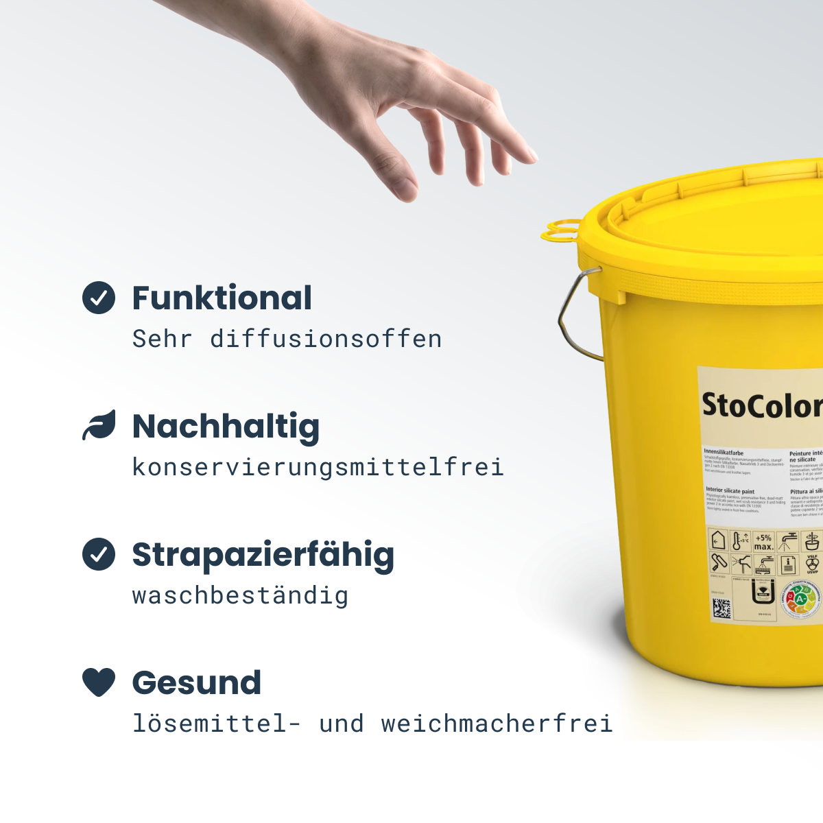 StoColor Sil Mineral - getönt, 15 l Eimer