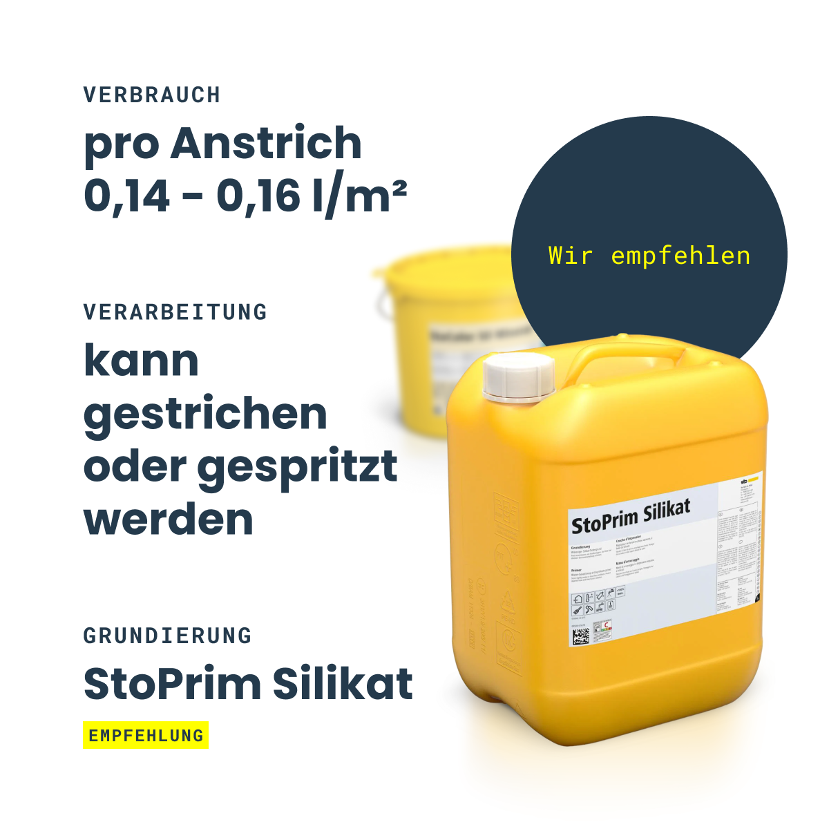 StoColor Sil Mineral - getönt, 15 l Eimer