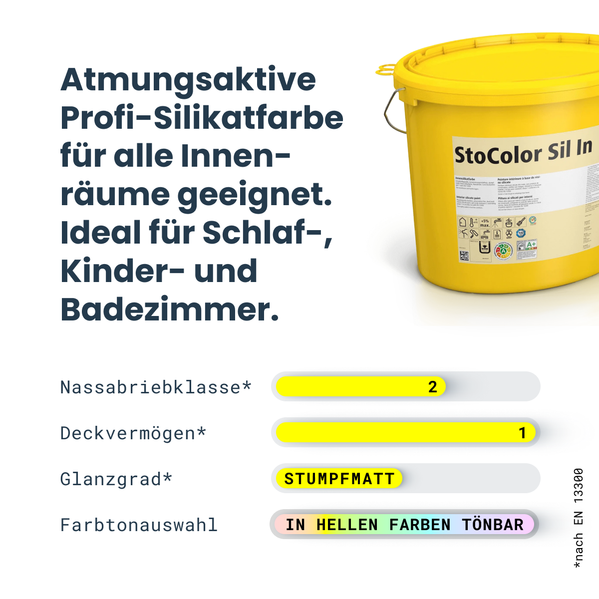 StoColor Sil In - weiß, 15 l Eimer